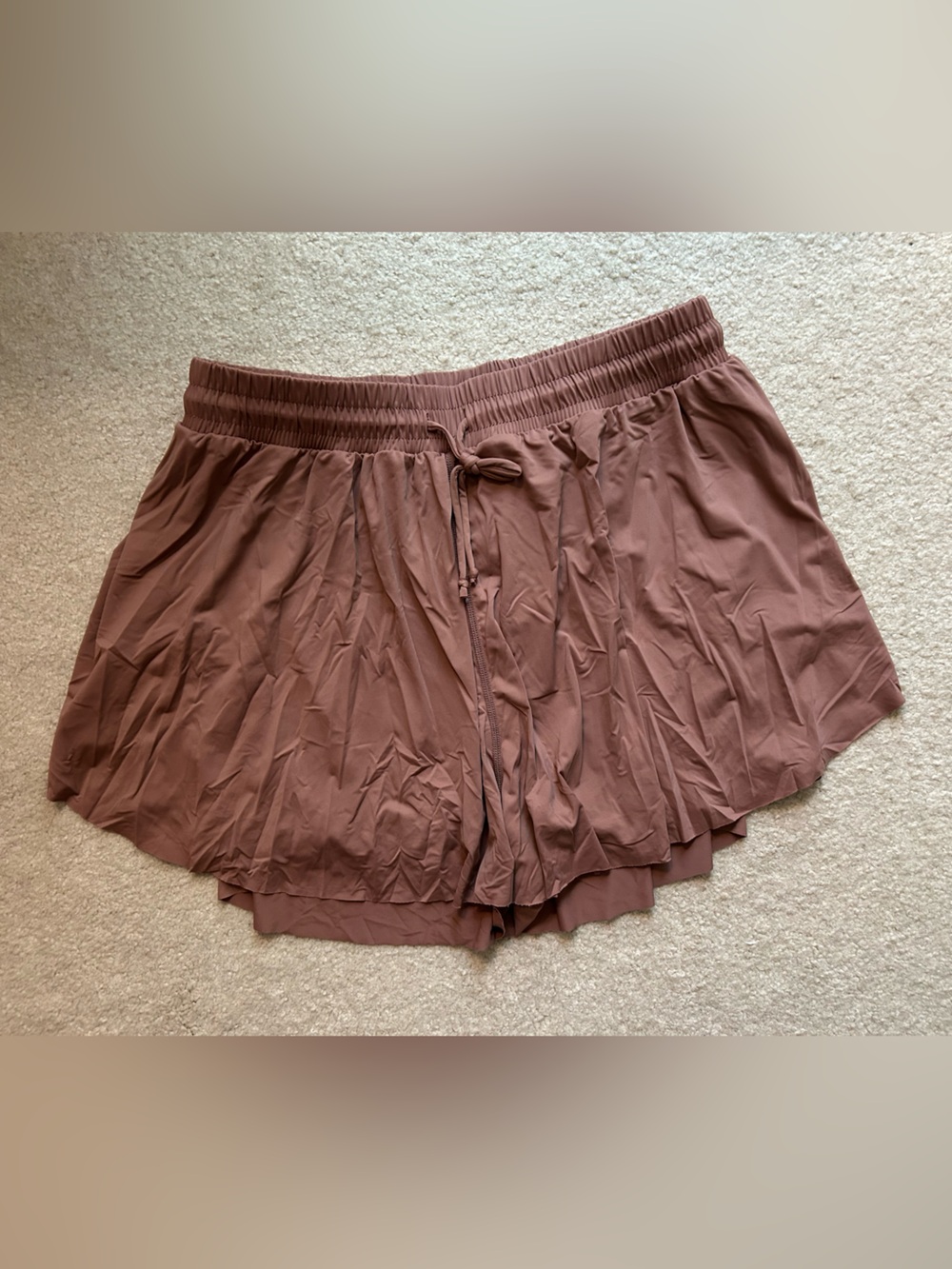 Pink Lily Dusty Mauve Athletic Skort